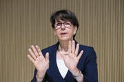 Die ausgebildete Lehrerin und heutige Postchefin Susanne Ruoff gerät zunehmend in Erklärungsnot. (Bild: Peter Klaunzer/Keystone (Bern, 23. Juni 2017))