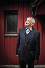 Toni Bucheli, inzwischen 87-jährig, in der Luzerner Hermitage. (Bild: Nadia Schärli (Luzern, 3. Mai 2017))
