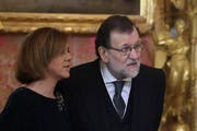 Mariano Rajoys (rechts) Regierung hat die Forderungen von Opfern faschistischer Diktatur auf Wiedergutmachung lange ignoriert. (Bild: EPA/J.J. Guillen)