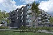 So soll das neue Seniorenzentrum Sunneziel in Meggen aussehen. (Bild: Visualisierung PD)