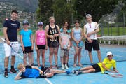 Die Tennisspielerinnen und –spieler. (Bild: PD/Bildungs- und Kulturdirektion Uri)