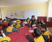 Blick ins Schulzimmer in Huancayo (Peru). (Bild: PD)