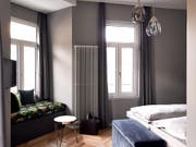 Blick in ein Zimmer des neuen Nordflügels im Hotel Bellevue-Terminus. (Bild: PD / Daniel Infanger)