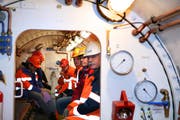 Die Druckluftkammer im Allmendtunnel. (Bild Nadia Schärli/Neue LZ)