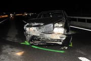 Die Unfallstelle in Schattdorf. (Bild Kantonspolizei Uri)