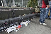 Abfall an der Luzerner Fasnacht. (Bild: Philipp Schmidli / Neue LZ)