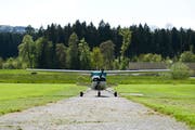 Die Piste des Flugfeldes Beromünster. (Bild: Manuela Jans / Neue LZ)