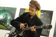 Das Werkjahr geht an den Altdorfer Musiker Dave Gisler. (Bild Urs Hanhart.(Altdorf, 12. Dezember 2009))
