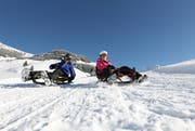 Eröffnet das Bundesamt für Sport ein Wintersportzentrum in Andermatt, dürften auch die Schlittelpisten rege benutzt werden. (Bild: Manuela Jans / Neue LZ)