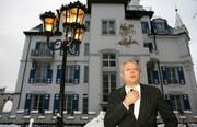 Der Milliardär Alexander Lebedev hat Zweifel, ob er das Hotel Gütsch tatsächlich umfassend ausbauen will. (Archivbild Chris Iseli/Neue LZ)