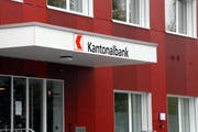 Das Provisorium der Obwaldner Kantonalbank in Sarnen. (Bild: Adrian Venetz / Neue OZ)