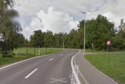Auf der Schochenmühlestrasse in Baar kam es zu einem Beinahe-Unfall. (Bild: Google Maps)