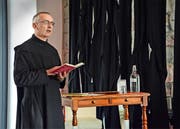 Widmet sich in seinem neuen Buch dem Thema der Umkehr: der Einsiedler Benediktiner und ehemalige Kloster-Abt Martin Werlen.Bild: Andreas Faessler (Zürich, 23. November 2014)