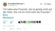 Dabei wird sie immer wieder mit fragwürdigen, teils aber auch amüsanten Anliegen kontaktiert. (Bild: Screenshot / Twitter)