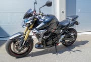 Das Motorrad des Rasers. (Bild: Luzerner Polizei)
