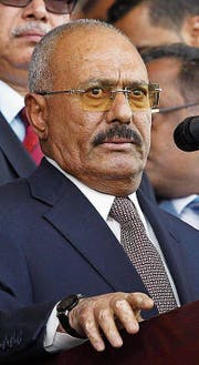 Ali Abdullah Saleh regierte den Jemen jahrelang autokratisch. (Bild: Y. Arhab/EPA (24. August 2017))