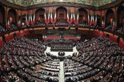 Abgeordnetenkammer des italienischen Parlaments. (Bild: Franco Origlia/Getty (Rom, 3. Februar 2017))