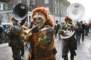 Die Ämmeruugger Malters kommen als Trolle daher. (Bild Manuela Jans/Neue LZ)