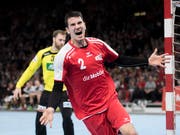 Andy Schmid darf am Wochenende nur einmal mit der Schweizer Nati ran (Bild: Ennio Leanza/Keystone)