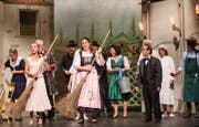 Hauptprobe der Operette "Der Vetter aus Dingsda" vom Theater Root in Perlen. (Bild: Manuela Jans- Koch)