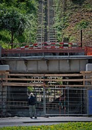 Talstation der Gütsch-Bahn. (Bild: Pius Amrein / Neue LZ)
