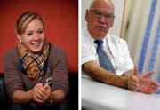Arielle Kaselin und Otto Ineichen. (Bilder Philipp Schmidli und Fabienne Arnet/Neue LZ)
