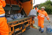 In der Stadt Luzern ist die Abfallmenge 2008 gegenüber 2007 gesunken. (Bild Remo Nägeli/Neue LZ)