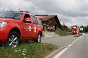 Die Feuerwehr Cham im Einsatz. (Bild Feuerwehr Cham)