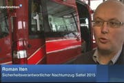 Roman Iten, Sicherheitsverantwortlicher Nachtumzug Sattel 2015 (Bild: Screenshot)