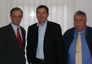 Einer von ihnen will in den Stadtrat (v.l.): Philip C. Brunner, André Wicki oder Manfred Pircher. (Bild pd)