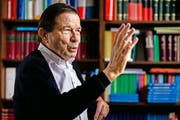 «Das Asylwesen gleicht teilweise einem Narrenschiff», sagt der Urner Franz Steinegger, der während zwölf Jahren der FDP vorstand. (Bild Philipp Schmidli)