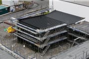 Im nächsten Jahr werden dort 450 Schüler unterkommen. (Bild: Stefan Kaiser (Menzingen, 18. Juli 2017))