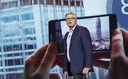 Qualcomm-CEO Steve Mollenkopf an der Elektronikmesse Consumer Electronics Show. (Bild: Patrick T. Fallon/Bloomberg (Las Vegas, 6. Januar 2017))