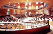 Inspiriert durch Boulez’ Idee eines modulablen Konzertsaals: der im März eröffnete Pierre-Boulez-Saal in Berlin. (Bild: PD/Volker Kreidler)
