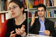 Sandra Lavenex und Joachim Blatter, Professoren am Seminar für Politikwissenschaft an der Universität Luzern. (Bilder Eveline Bachmann und Chris Iseli/Neue LZ)