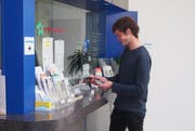 Auch bei der Talstation der Bergbahn Maria Rickenbach kann das Handy aufgeladen werden. (Bild PD)