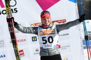Bei der U23-WM als Dritte erneut auf dem Podest: Nadine Fähndrich. (Bild: PD / JWSC2018 (Goms, 31. Januar 2018))