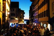 In diesem Jahr durfte man an den Abenden der Jazz Night nur mit Eintrittsbändel in die Zuger Altstadt. (Bild: Patrick Hürlimann / Neue ZZ)