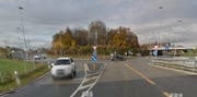 Die Unfallstelle beim Autobahnanschluss Cham (Symbolbild). (Bild: Google Maps)