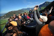 Ein "gutes Projekt". Der Bau der Cabrio-Bahn auf das Stanserhorn wurde vom Bund mitfinanziert. (Bild: Corinne Ganzmann / Neue LZ)