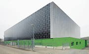 Aussenansicht des Rechenzentrums der Green Datacenter AG im aargauischen Lupfig. (Bild: Gaëtan Bally/Keystone (27. Oktober 2015))