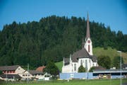 Aussenansicht der Pfarrkirche Escholzmatt (Bild Boris Bürgisser)