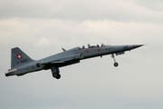 Ein Tiger F-5. (Bild: Keystone / Sigi Tischler)