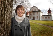 Selma Wick auf dem Landenberg. (Bild Corinne Glanzmann/Neue OZ)