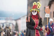 Farbenfrohes Treiben auch in Steinhausen – inklusive politischer Seitenhiebe. (Bilder: Maria Schmid (24. Februar 2017))