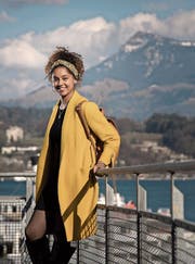 Anja Glover (24) beim Inseli in Luzern.Bild: Pius Amrein (17. März 2017)