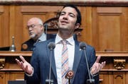 Er will das Ruder bei der Pädophileninitiative, die in Umfragen bis zu 81 Prozent Zustimmung erhält, herumreissen: Andrea Caroni, Präsident des Nein-Komitees und Nationalrat (FDP, Appenzell Ausserrhoden). (Bild: Keystone/Lukas Lehmann)
