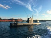 An Bord des U-Boots "UC3 Nautilus" soll eine Journalistin ums Leben gekommen sein. Der Besitzer spricht von einem Unfall, die Polizei verdächtigt ihn, das Boot absichtlich zum Sinken gebracht zu haben. (Bild: KEYSTONE/EPA SCANPIX DENMARK/ANDERS VALDSTED)