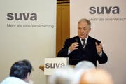 Die Suva möchte mit einer neuen Kampagne die Zahl der Unfälle halbieren. Im Bild: Ulrich Fricker, der in der Geschäftsleitung der Suva tätig ist. (Bild: Corinne Glanzmann / Neue LZ)