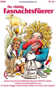 Cover des «Fasnachtsfüerers», gestaltet von Urs Krähenbühl. (Bild: zvg)